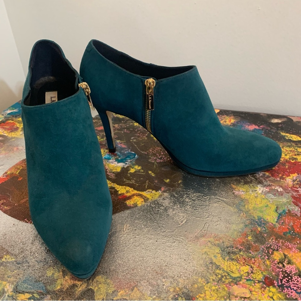 LK Bennett Doris Suede Booties - Picture 2 of 12